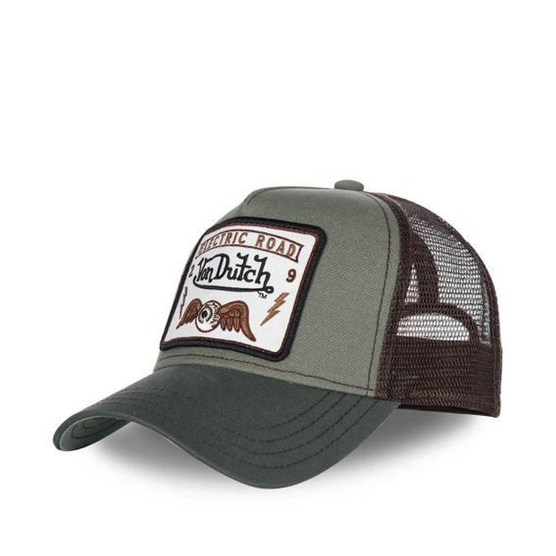 VON DUTCH CASQUETTE KAKI FILET OEIL