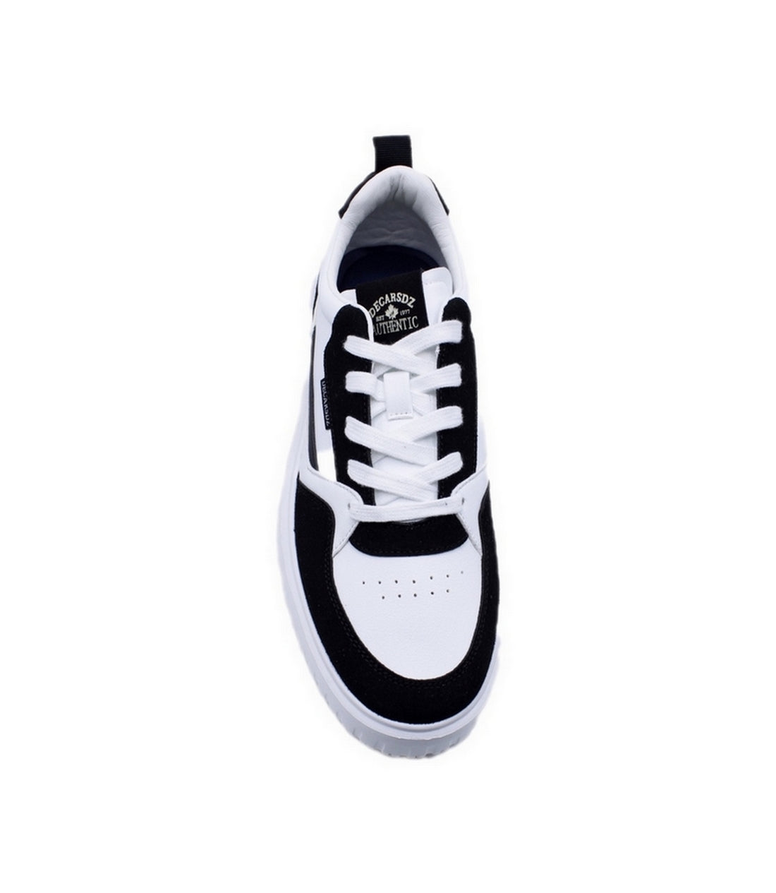 ELONG BASKET BLANC NOIR P5