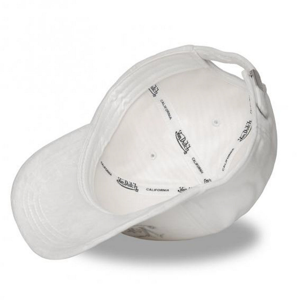VON DUTCH 1125 CASQUETTE BLANCHE STRASS