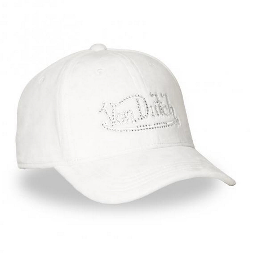 VON DUTCH 1125 CASQUETTE BLANCHE STRASS