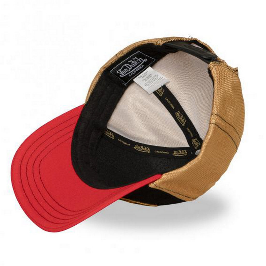 VON DUTCH 1125 CASQUETTE NOIR/ROUGE TIGRE