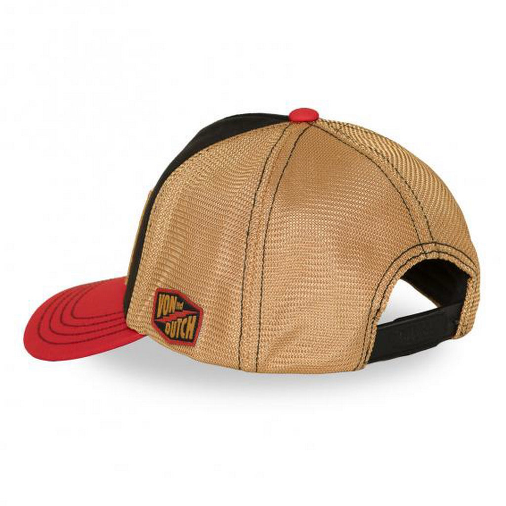VON DUTCH 1125 CASQUETTE NOIR/ROUGE TIGRE