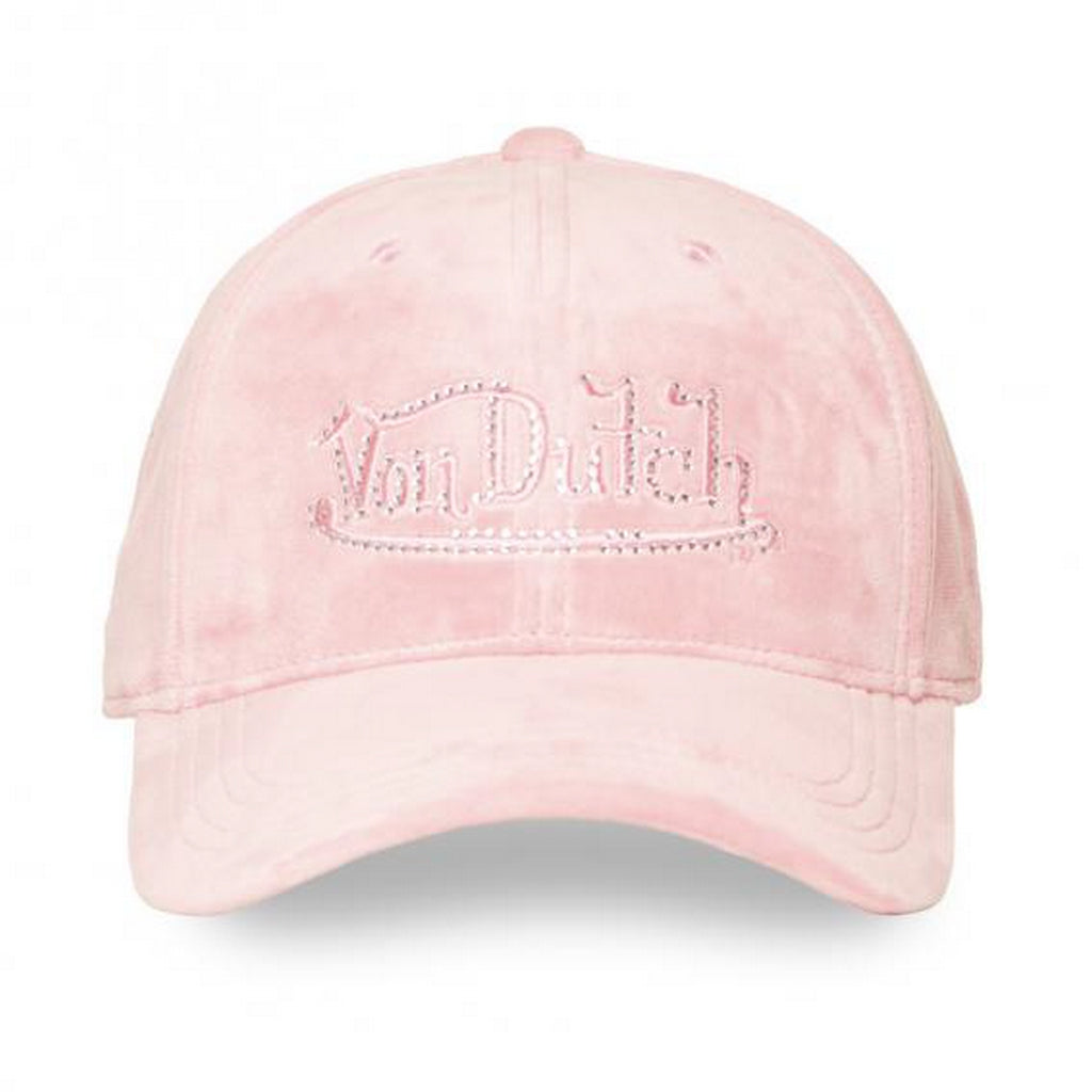 VON DUTCH 1125 CASQUETTE ROSE STRASS