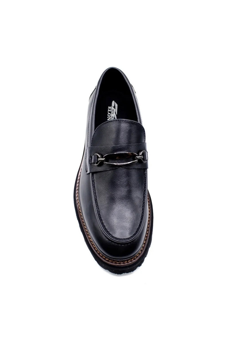 ELONG MOCASSIN EPAIS NOIR P16