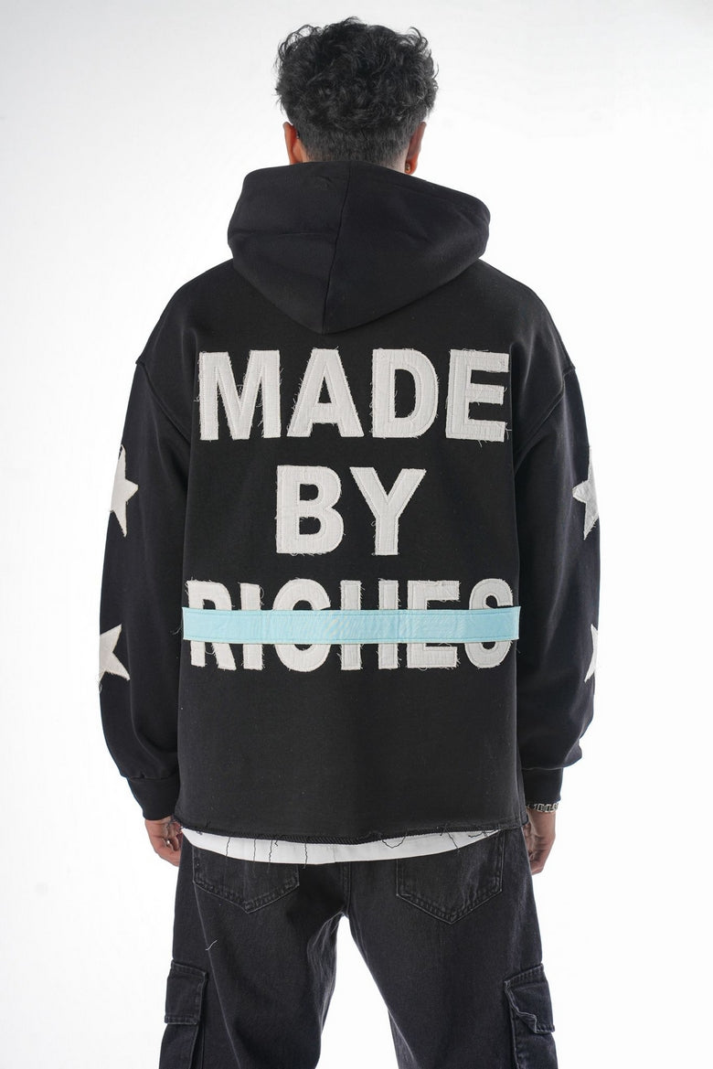 RICHES PARIS 1225 RCH918 SWEAT NOIR ETOILE