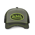 VON DUTCH CASQUETTE TRUCKER GRIS/FLUO FILET NOIR