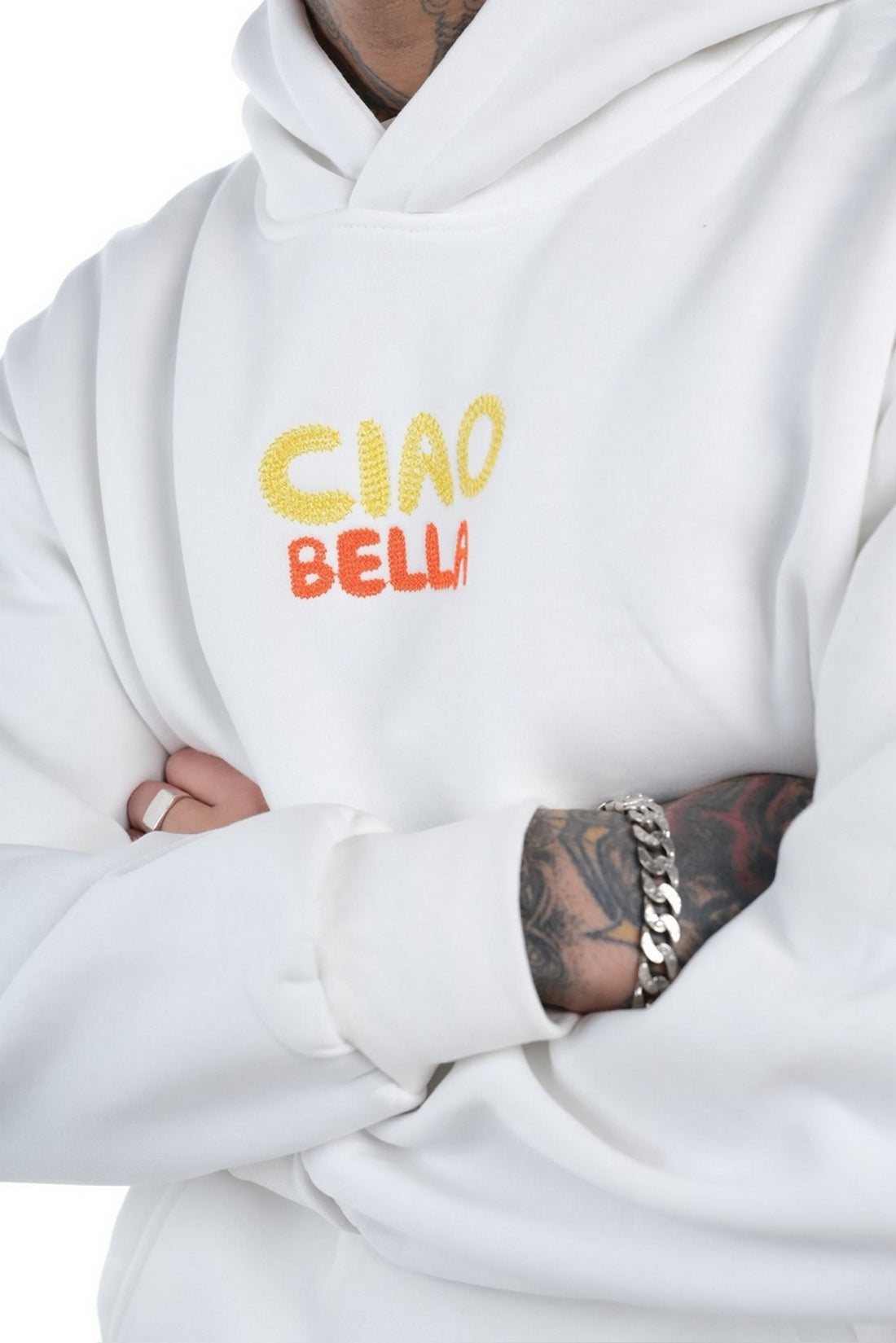 RICHES PARIS 1225 UNF213 SWEAT CIAO BELLA BLANC