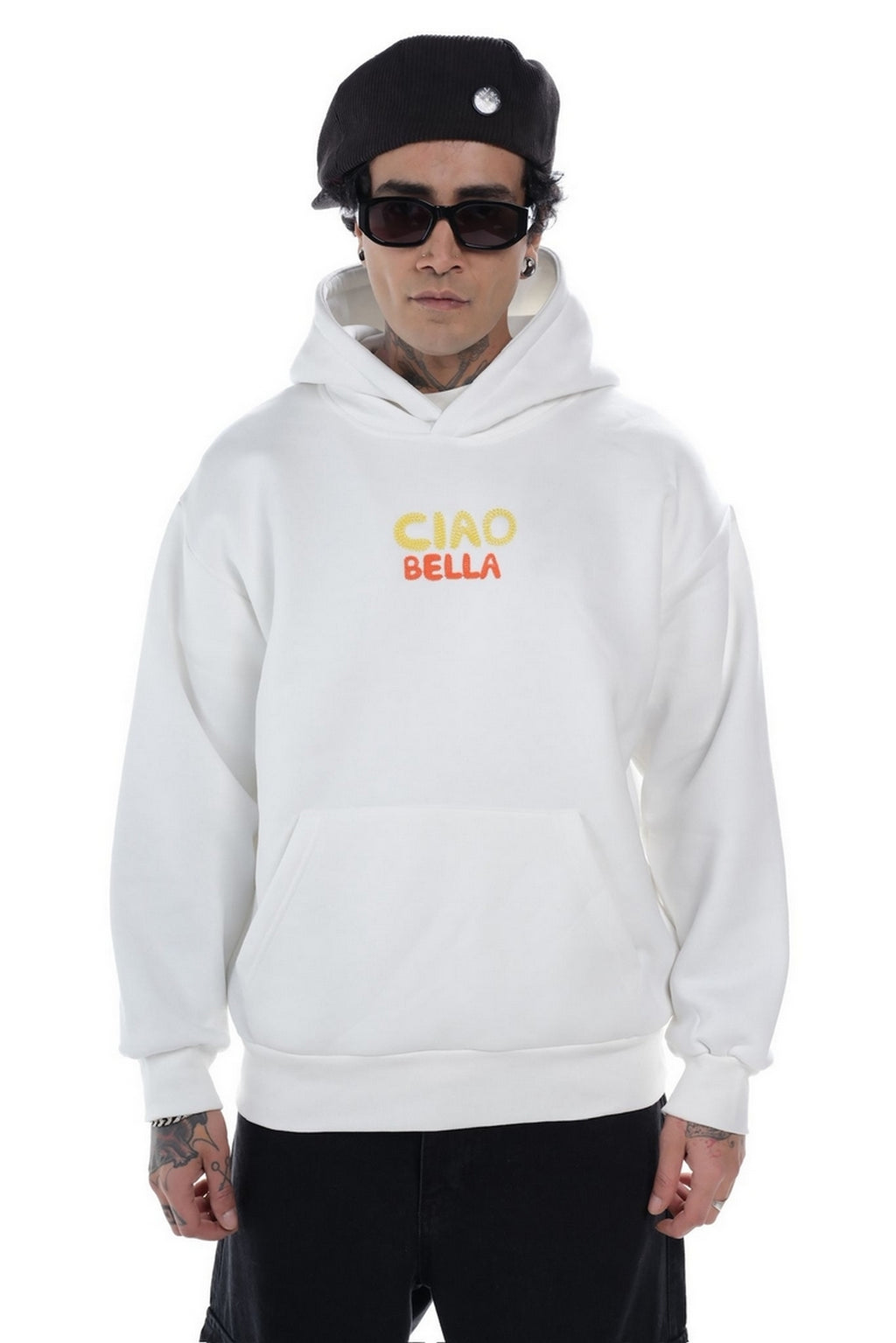 RICHES PARIS 1225 UNF213 SWEAT CIAO BELLA BLANC