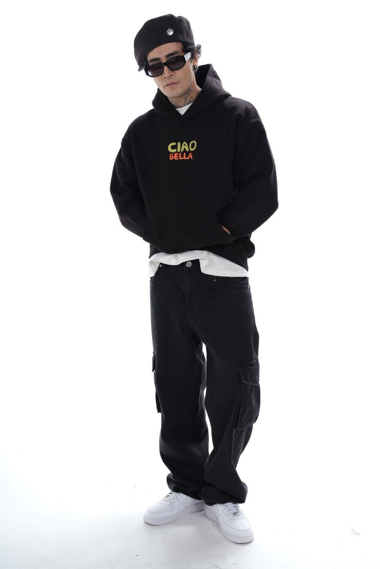 RICHES PARIS 1225 UNF213 SWEAT CIAO BELLA NOIR