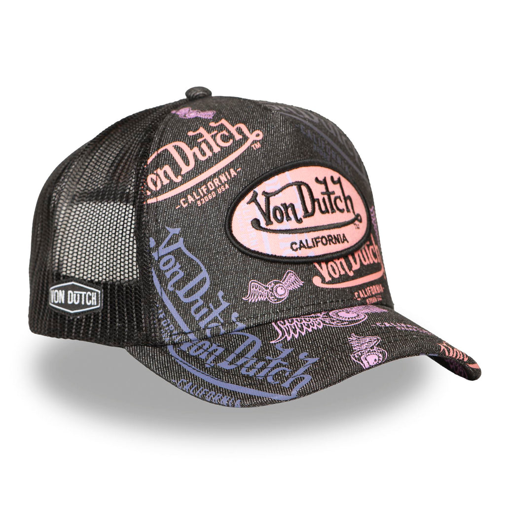 VON DUTCH 1225 CASQUETTE GRISE FULL LOGO