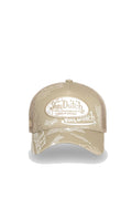 VON DUTCH 725 CASQUETTE BEIGE LOGO PARTOUT